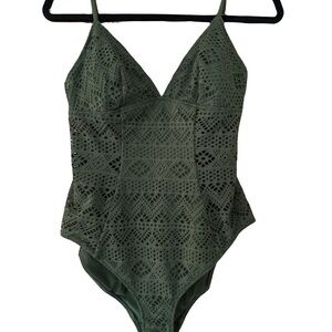 Adore Me Green Bodysuit